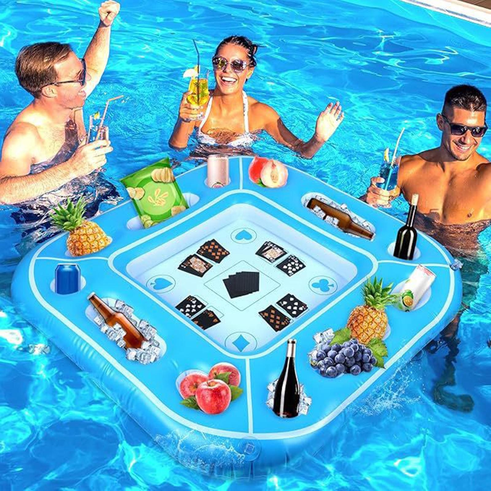Home Cooking Game - Inflatable Pool Floating Table With Cup