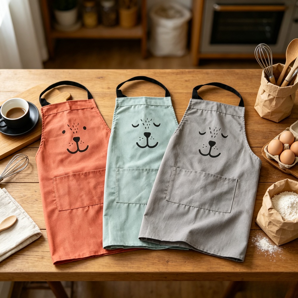 Home Cooking Classes - Kids Adult Kitchen Apron BBQ Bib