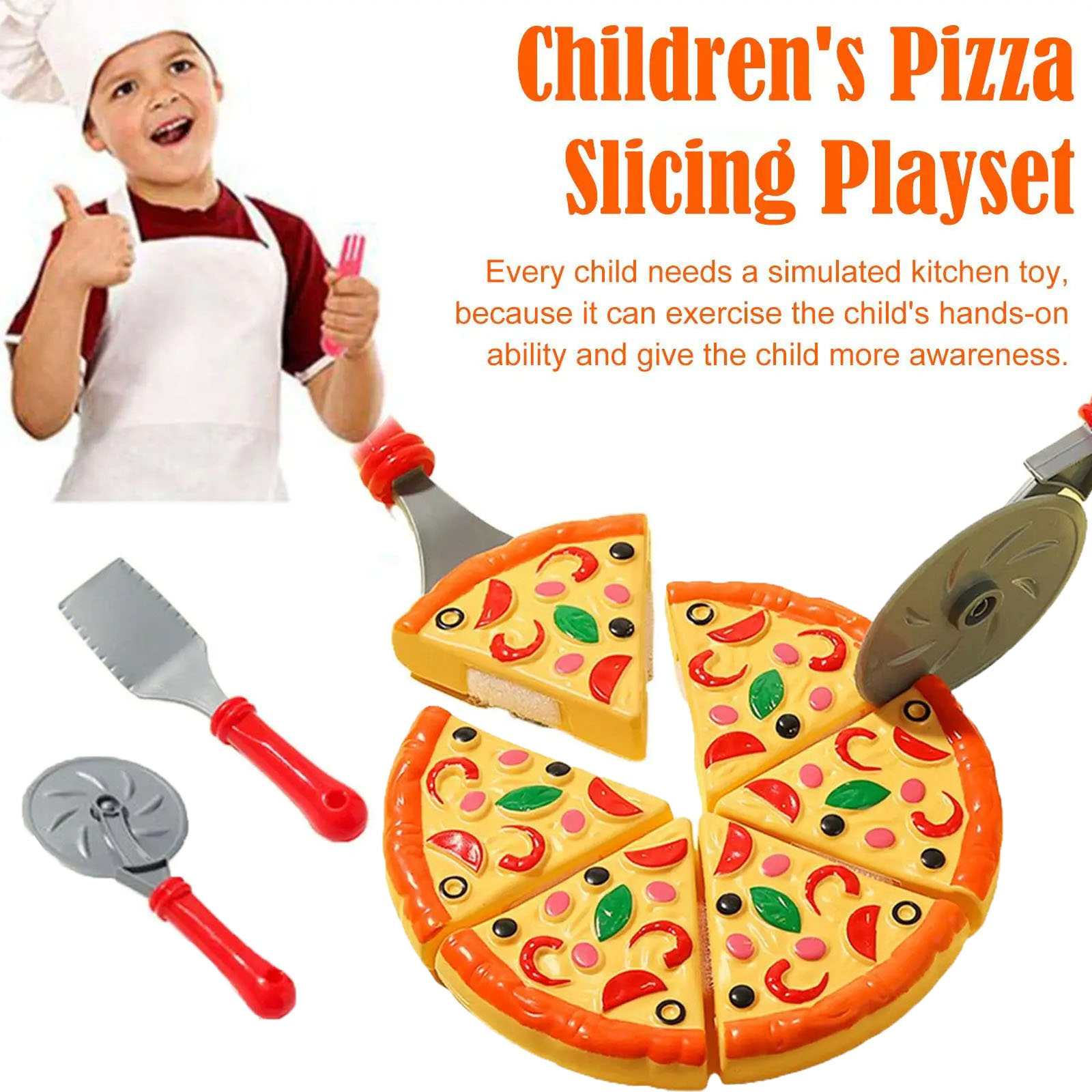 Home Cooking Game - Pizza Party Toy Play Set for