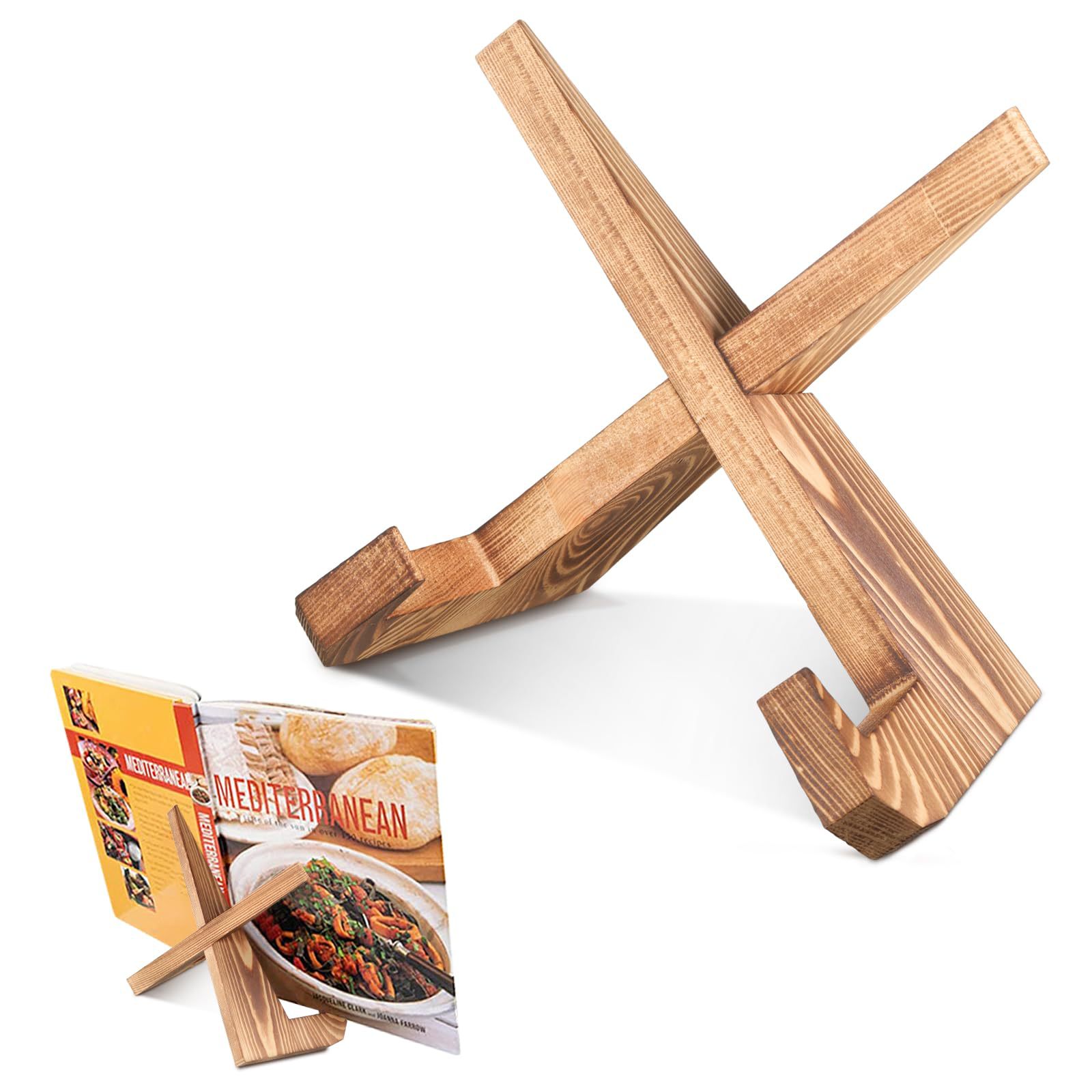 Wooden Cookbook Stand Handmade - đánh giá và giá Home Cooking Menu