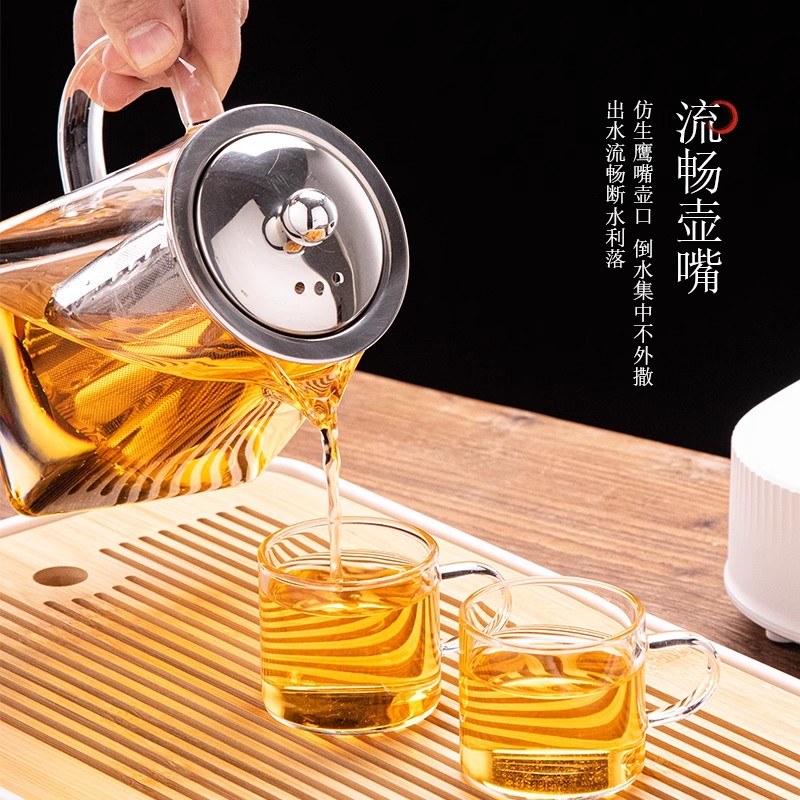 Glass Teapot with Infuser Tea  - đánh giá và giá Home Cooking Appliances
