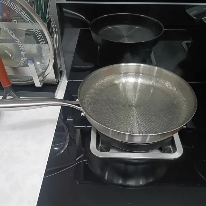 Pure Titanium Frying Pan Non-S - đánh giá và giá Home Cooking Steak