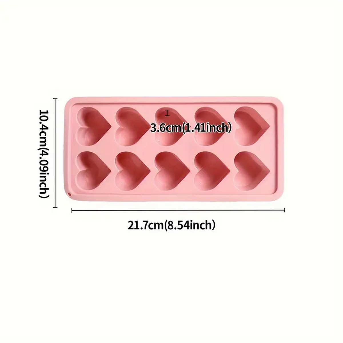 10-Grid Heart-Shaped Silicone  - đánh giá và giá Home Cooking Appliances